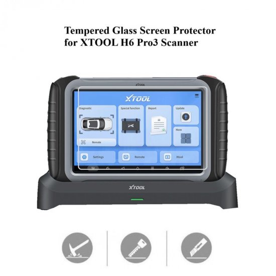 Tempered Glass Screen Protector for XTOOL H6 Pro3 Scanner